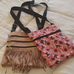 Cross body hand bags